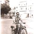 On a motorbike