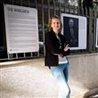 An exhibition on the fence at the Czech embassy