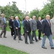 The wreath - laying cerremony in memory of victims