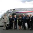 Czech president plain back to Tel-Aviv
