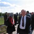 Dedication ceremony of memorial site
