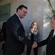 With Czech Republic Prime Minister at Yad Vashem
